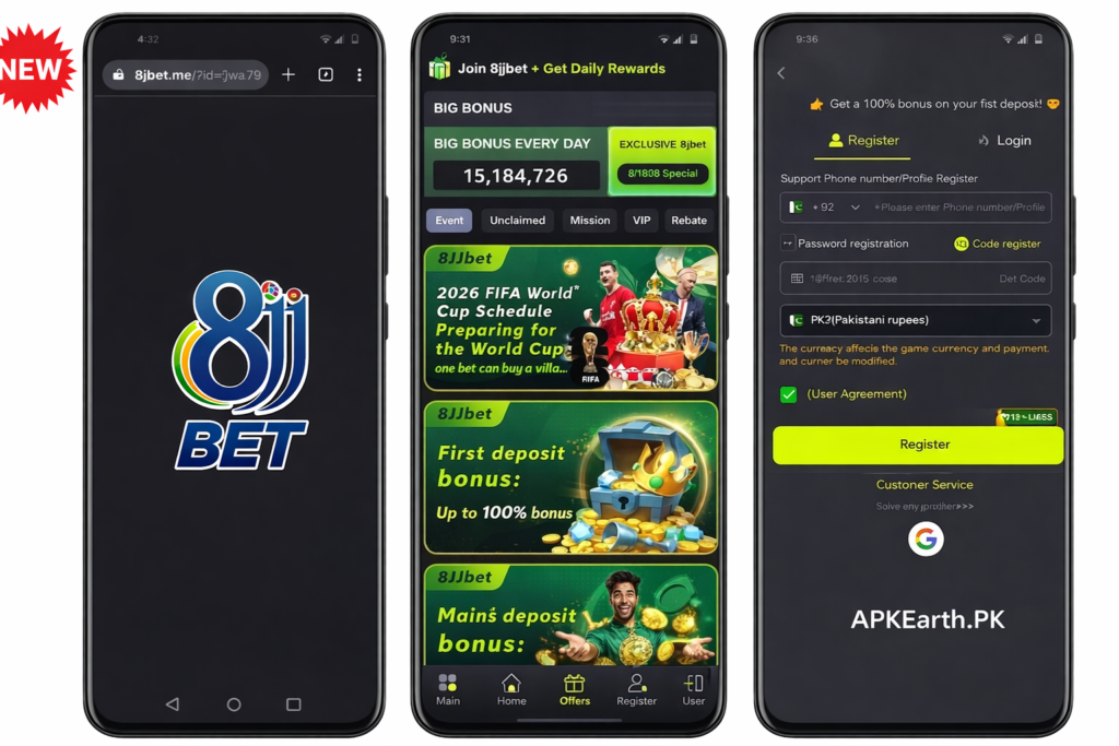 Different Earning Methods in 8JJ Game App